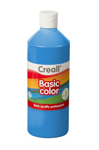Creall temperová barva, 500 ml, modrá