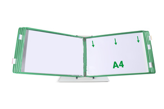 tarifold závěsný rámeček s kapsou, A4, otevřený shora, zelené, 10 ks