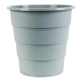 Office Products odpadkový koš, 16 l, PP, šedý