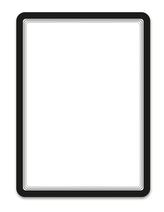 Prezentační kapsa "Magneto", černá, magnetická, A4, DJOIS