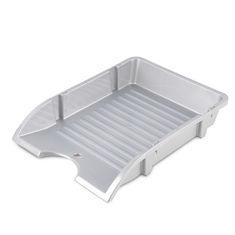 Odkladač "Solid", stříbrná, nerozbitný, DONAU