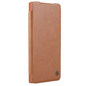 Nillkin Qin Book Prop Pouzdro pro Samsung Galaxy S24+ Brown