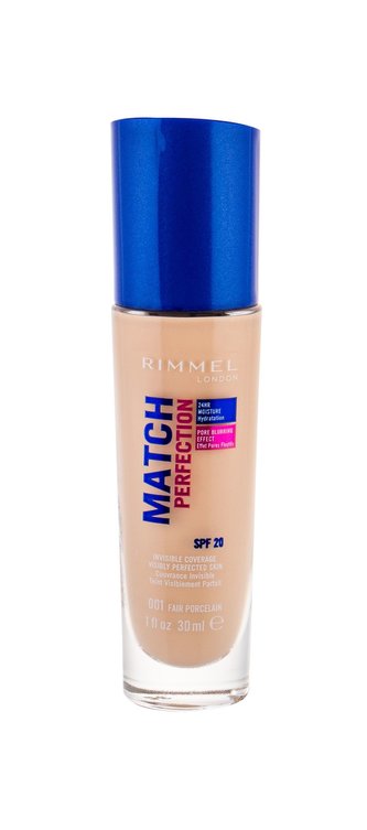 Rimmel London Match Perfection Makeup SPF20 30 ml 001 Fair Porcelain pro ženy
