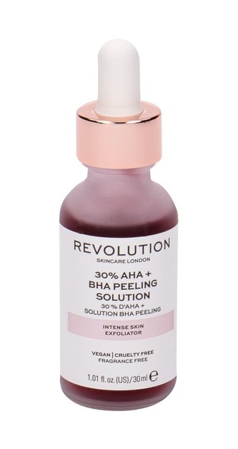 Makeup Revolution London Skincare Peeling 30% AHA + BHA Peeling Solution 30 ml pro ženy