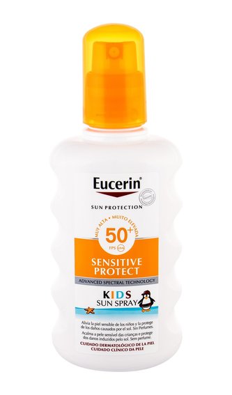 Eucerin Sun Kids Sensitive Protect Opalovací přípravek na tělo Sun Spray 200 ml SPF50+ pro děti