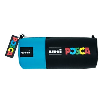 Penál "Posca", modrá, kulatý, UNI 2UPCTOLLTARTOK