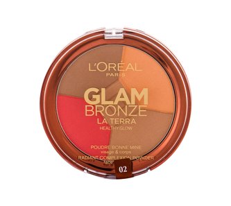 L´Oréal Paris Glam Bronze Bronzer La Terra Healthy Glow 6 g 02 Medium Speranza pro ženy