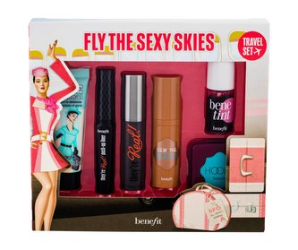 Benefit The POREfessional podkladová báze 7,5 ml + oční linky 0,36 g Black + řasenka 3 g Black + bronzer Dew The Hoola 5 ml + tvářenka benetint 4 ml + bronzující pudr Hoola 3 g
