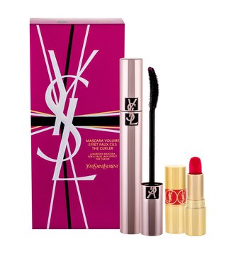 Yves Saint Laurent Volume Effet Faux Cils řasenka 6,6 ml + rtěnka Rouge Volupte Shine Lipstick 1,6 g 49 Rose Saint Germain