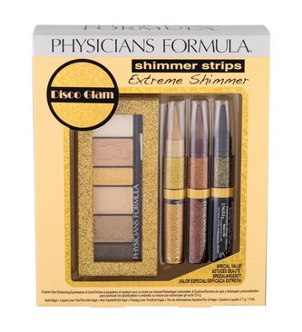 Physicians Formula Shimmer Strips paletka očních stínů 3,4 g + tužka na oči Kohl Kajal & Liquid Liner 3 x 3,7 ml