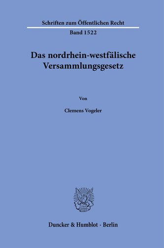 Das nordrhein-westfälische Versammlungsgesetz.