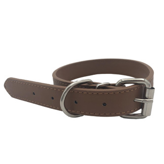 Obojek pro psa NERO  – hnědý S