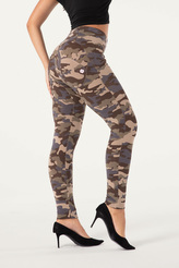 Push-Up legíny Melody, Camo Brown, VP L