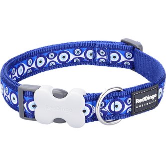 Obojek RD 12 mm x 20-32 cm - Evil Eye Tm.Modrá