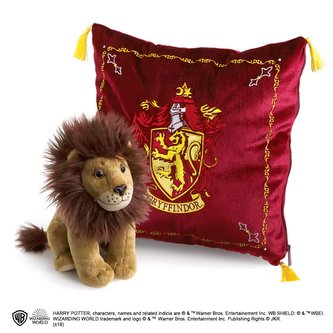 Harry Potter Polštář s plyšákem set - Nebelvír