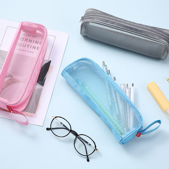 Pouzdro etue na psací potřeby Clear A9201 Modrá