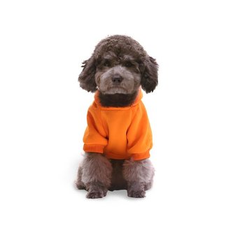 Mikina Poly pro psa Oranžová L
