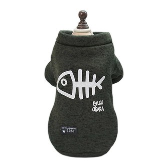 Mikina pro psa rybí kost - Tmavě zelená 2XL