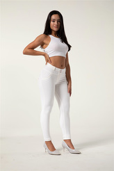 Push-Up legíny Melody, White classic, NP XL