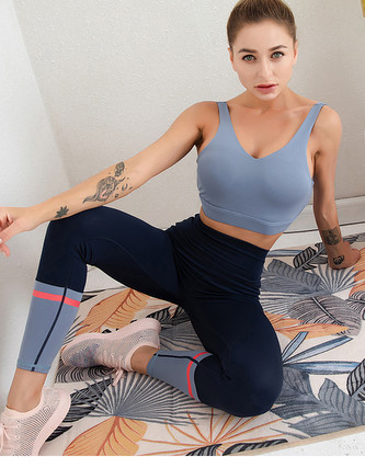 Sportovní set dvoubarevný, tmavě modrá XL