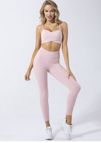 Sportovní set Bum lift Melody bra, růžová S