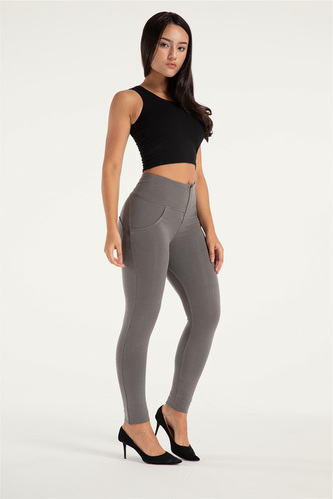 Push-Up pletené legíny Melody, olive, VP M