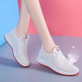 SaYt Sneakers Breathable Women Red/White EU 37