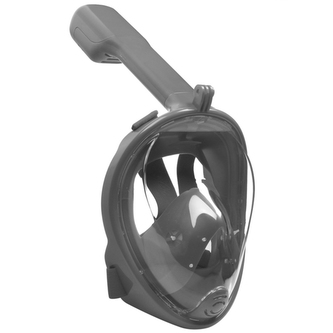 Celoobličejová maska na šnorchlování pro dospělé - Šedá L/XL