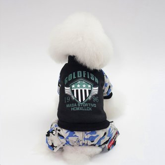 Zimní kombinéza Goldfish pro psa - Černá M