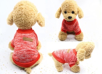 Mikina pro psa - Červená S