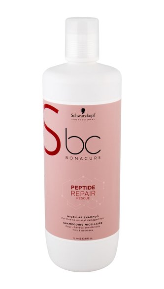 Schwarzkopf BC Bonacure Šampon Peptide Repair Rescue Micellar 1000 ml pro ženy