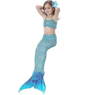 Kostým Mořská Panna Mermaid 3-pack Sky Blue 140