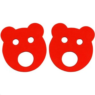 Nadlehčovací kroužky MEDVÍDEK  Červená