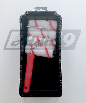 ALDA9 Mini Set Váleček 4ks + Vanička Červená/Černá - 100 mm