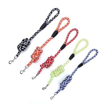 Reflexní vodítko Knitted pro psa 1,2/120cm Oranžová