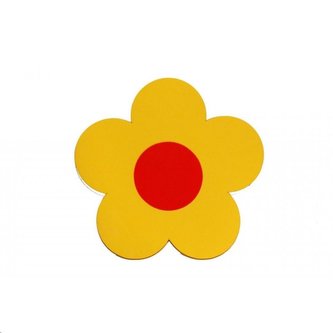 Plavecká deska KYTIČKA 31,5x30x3,8cm Žlutá