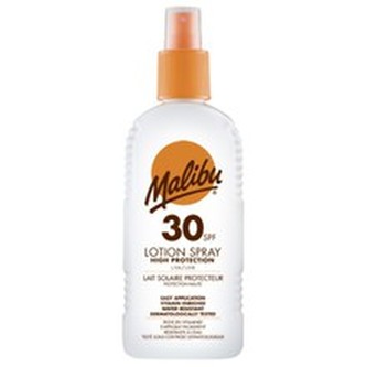 Malibu Lotion Spray Opalovací přípravek na tělo 100 ml SPF30 unisex