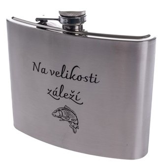 Kovová placatka "Na velikosti zálěží", 1000ml, 0/24