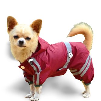 Pláštěnka pro psa Vínová XS