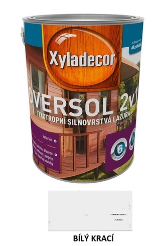 Xyladecor Oversol 2v1 5l Bílý krycí