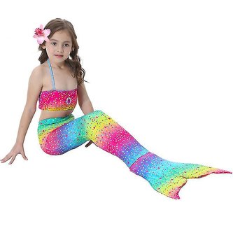 Kostým Mořská Panna Mermaid 3-pack Rainbow 110