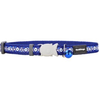 Obojek pro kočky - Evil Eye Tm.Modrá