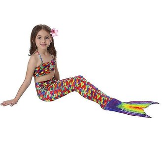Kostým Mořská Panna Mermaid 3-pack Burgundy 130