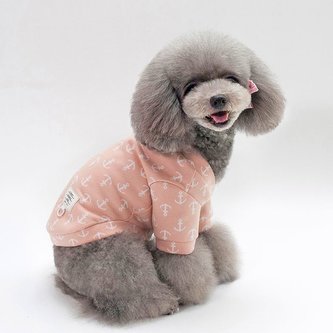 Mikina s druky pro psa Anchor Pink 2XL