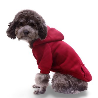 Mikina Poly pro psa Vínová XL