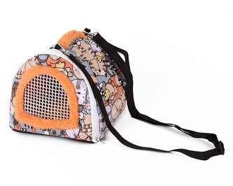 Přepravní taška Print pro hlodavce a ježky 18x15 cm Potisk D