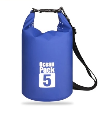 Vodotěsný vak Ocean přes rameno 5 L Tmavě Modrá