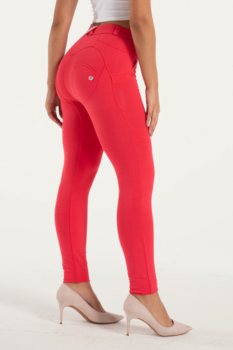 Push-Up pletené legíny Melody, red, NP L