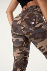 Push-Up legíny Melody, Camo Brown, NP XL