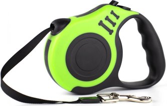 Samonavíjecí vodítko Bone pro psa 3m Zelená